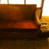 an antique sofa